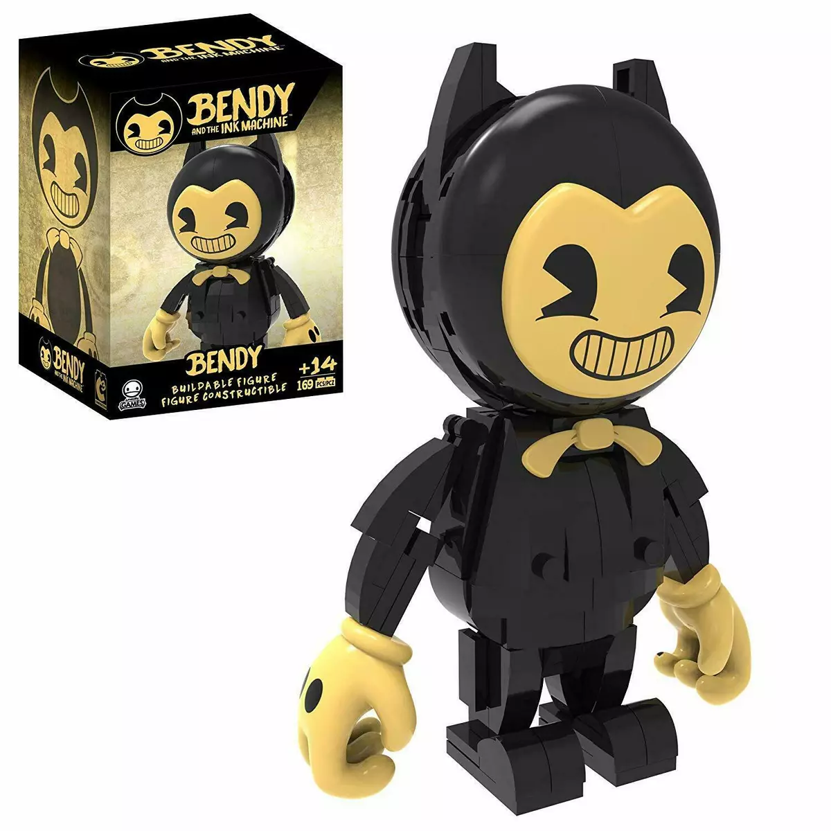 6Pcs Bendy and the ink Machine Buildable Figs Bendy and Boris the Wolf