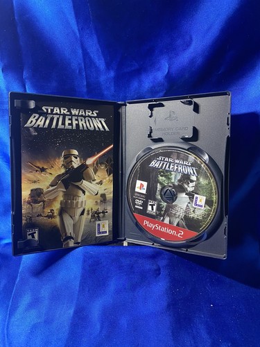 Star Wars: Battlefront 1 (Sony PlayStation 2, 2004) PS2 w/ Manual Tested - Picture 2 of 2