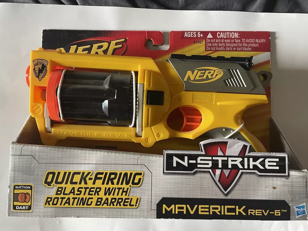 Lança Dardos Nerf - Maverick REV-6