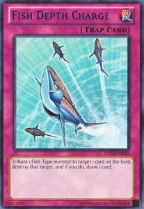 Fish Depth Charge - Blue - DL14-EN018 - Rare - Unlimited Edition x1 - Near Mint