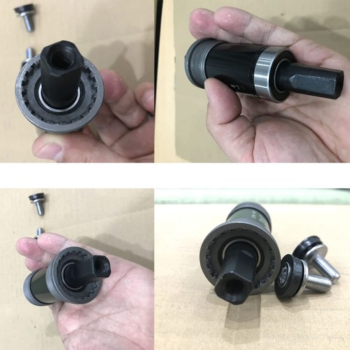 Gasfilz Faker Rahmen 3,4L schwarz & quadratisch BB Fahrradboden Halterung Set - 68 x 120 mm - Bild 15 von 20