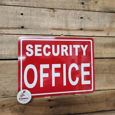 SECURITY OFFICE Sign, secure, Secuity, officer, guard shack,