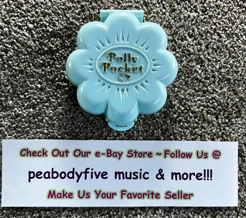 Vintage Polly Pocket - 1990 Midge's Flower Shop - Bluebird