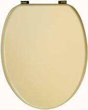 ASSE COPRIVASO COPRIWATER CIAMBELLA WC MODELLO UNIVERSALE LEGNO MDF CHAMPAGNE