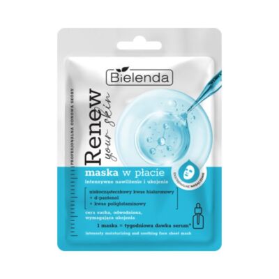 BIELENDA RENEW YOUR SKIN INTENSELY MOISTURIZING & SOOTHING FACE SHEET MASK