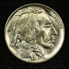 Buffalo Nickel. 1938 D. RPM. Gem Uncirculated Lot # 9049-42-007