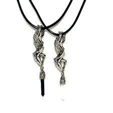 Winged Nymph with Fantasy Point Drop Necklace