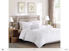 Madison Park 4 piece Jullia cotton Full/Queen duvet cover set