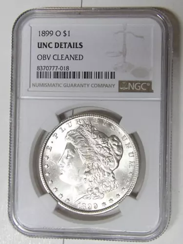 NGC UNC Detail 1899-O Morgan Silver Dollar New Orleans Mint #8370777-018