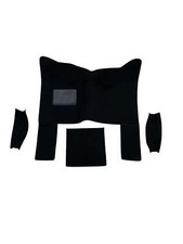 Datsun 521 Pickup Front with Side Extensions Carpet Kit 1968-1972 Black Grey Tan