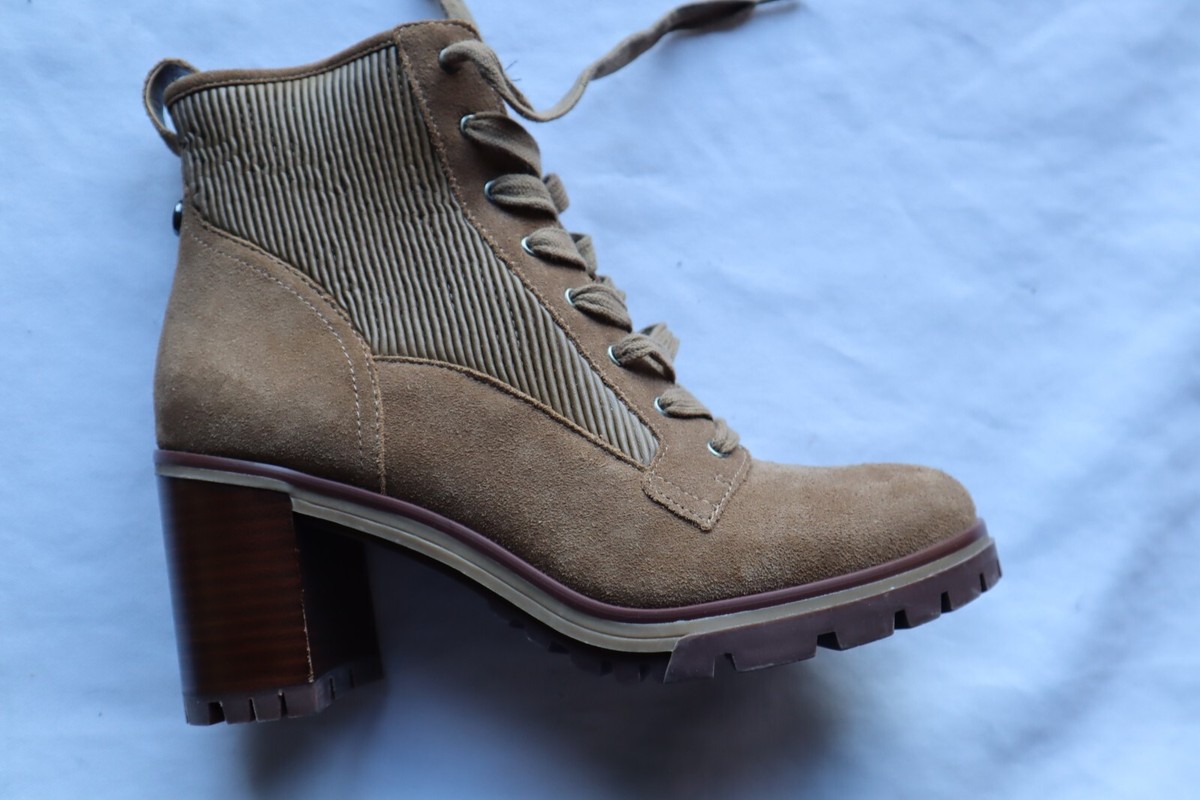 Vince Camuto Lace Up Suede Ankles Boots Earth SZ 12 Vince Camuto Brown Suede Boots with Tassels – girl on a vine main image 4