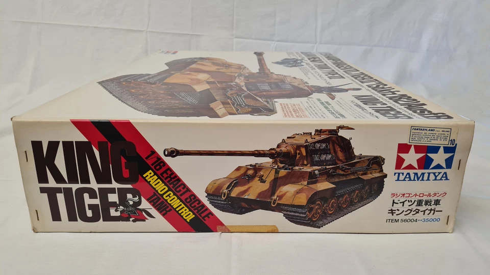 Tamiya KING TIGER Type VI 1:16 RC 1981 articolo 56004 New boxed rare - Immagine 4 di 4
