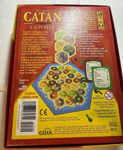 Settlers of Catan 5-6 Player Extension - NEVER USED - Picture 2 of 3