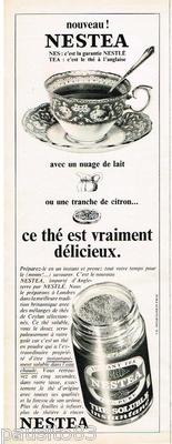 REKLAME WERBUNG 095 1968 ESTEA löslicher Tee NESTLE