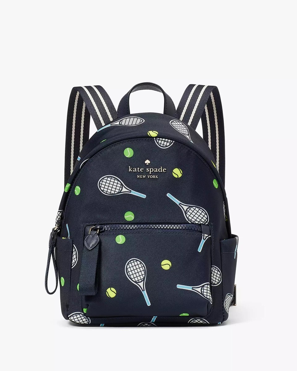 Kate Spade Chelsea Tennis Racquet & Ball Mini Backpack Kate Spade Tennis Racquet and Ball Printed MINI Backpack main image 3