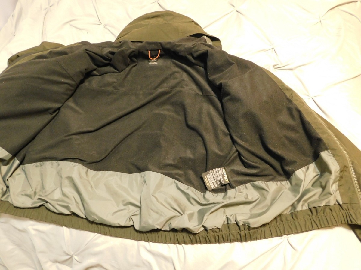 Simms Fly Fishing Jacket GORE-TEX Size XL Olive Green | eBay