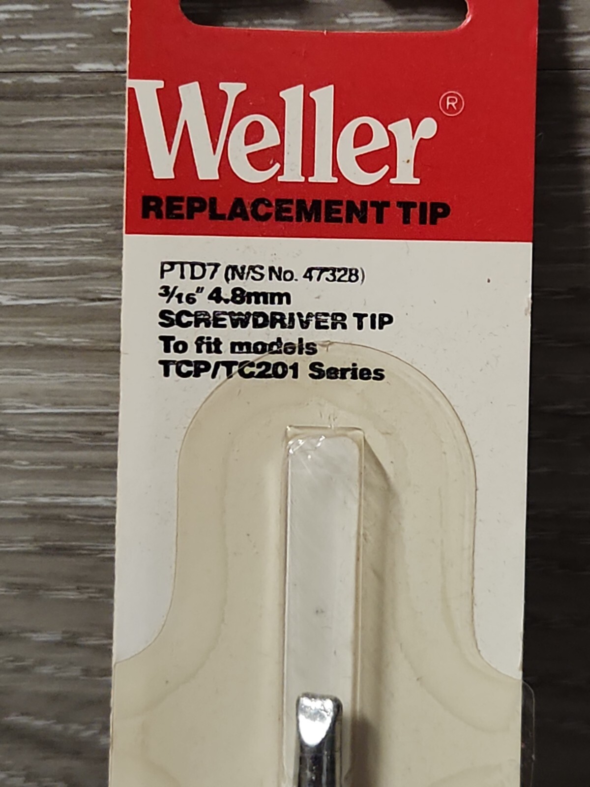 Weller Pt-AA7 Soldering Tip - Round Sloped 1.6mm Tip For TCP, TCP-12, TCP-24 Soldering Irons