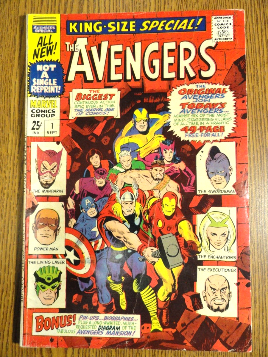 King-Size Special Avengers Annual #1 Key Thor Iron Man Captain