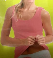 New 2 pk Women Tank Top Soft Cotton Stretch ~ Size S M L
