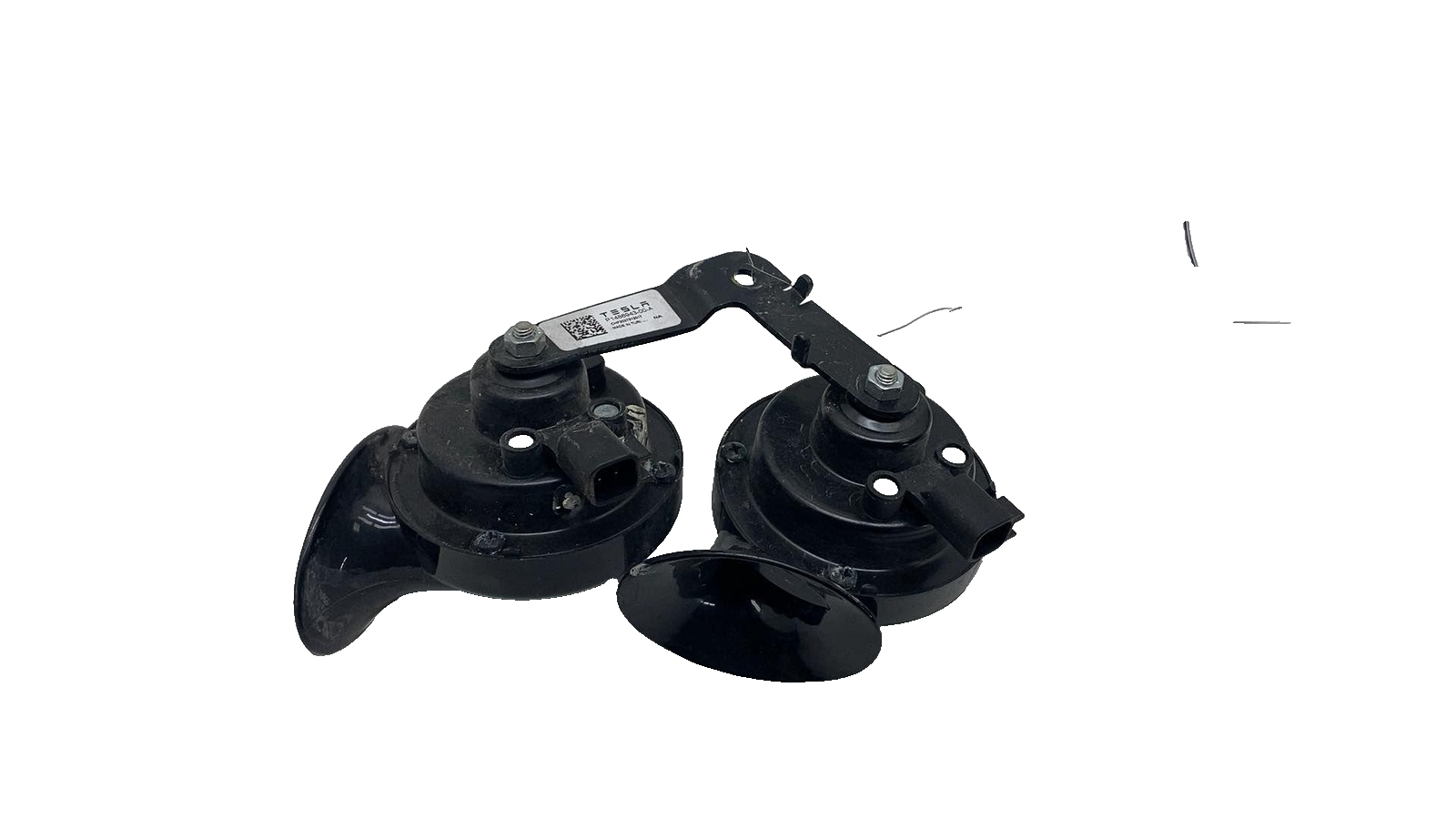 ⭕ 2017-2023 Tesla Model 3 M3 High + Low Pitch Tone Horn w/ Bracket 1486943-00-A