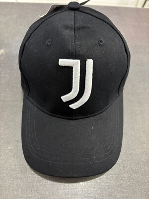 Juventus Mütze Schwarz Offizier Logo Neu Schirmmütze Baseball Juve