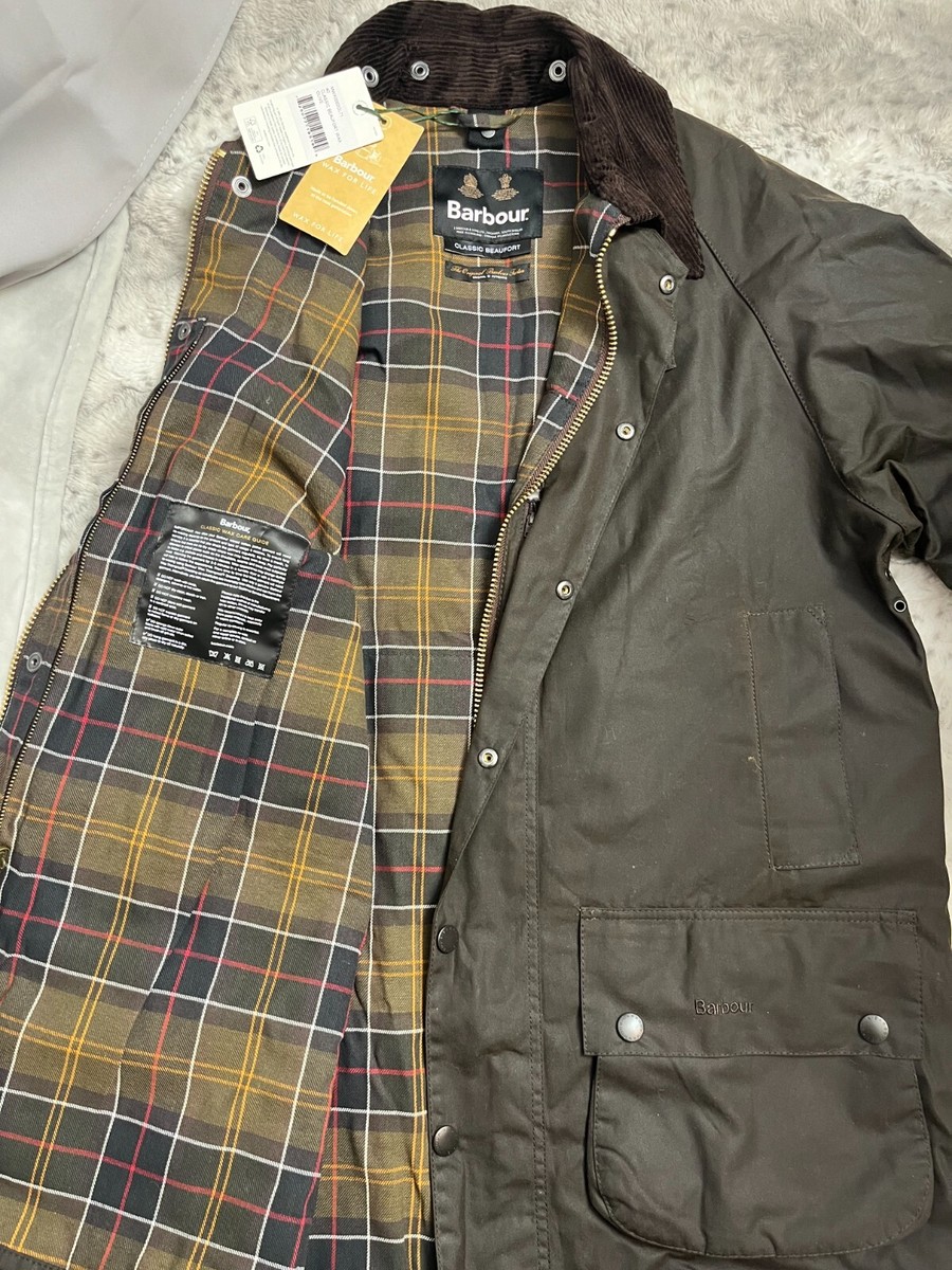 Olive ~ Barbour Beaufort Waxed Jacket MSRP$495 Rugged Olive ~ Barbour Beaufort Waxed Jacket MSRP$495 Rugged