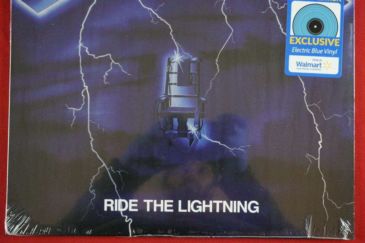 Metallica Ride The Lightning Exclusive Limited Electric Blue LP