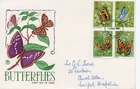 GB - First Day Cover - (CCS) 1981 - Butterflies - pmk Telford