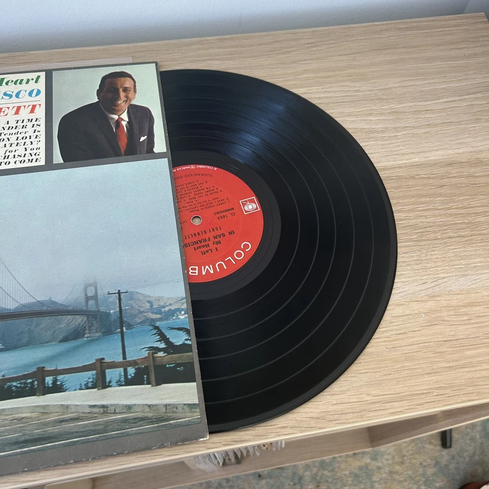 1960s Tony Bennett I Left My Heart in San Francisco Vintage US 2 Eye Pressing - Imagem 2 de 4