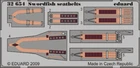 eduard Seatbelts Seatbelts Grey Swordfish WWII Etched Parts Set 1:32 Model Kit