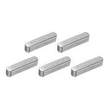 5Pcs Round Ended Feather Key, 3x3x14mm Carbon Steel Parallel Drive Shaft Keys
