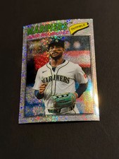 2026 Topps Heritage - Julio Rodriguez #240 Chrome Silver Sparkle Refractor