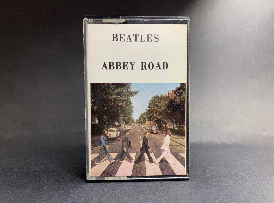 The Beatles ABBEY ROAD Cassette TC-PCS7088 **UK ISSUE c.1970**GREEN PAPER LABELS - Image 3 of 4