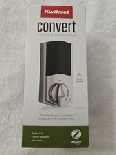 914 Kwikset Keypad Electronic Deadbolt Smart Lock- Satin Nickel