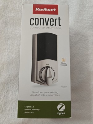 914 KwiksetConvert Smart Lock Conversion Kit Satin Nickel Smart Electronic