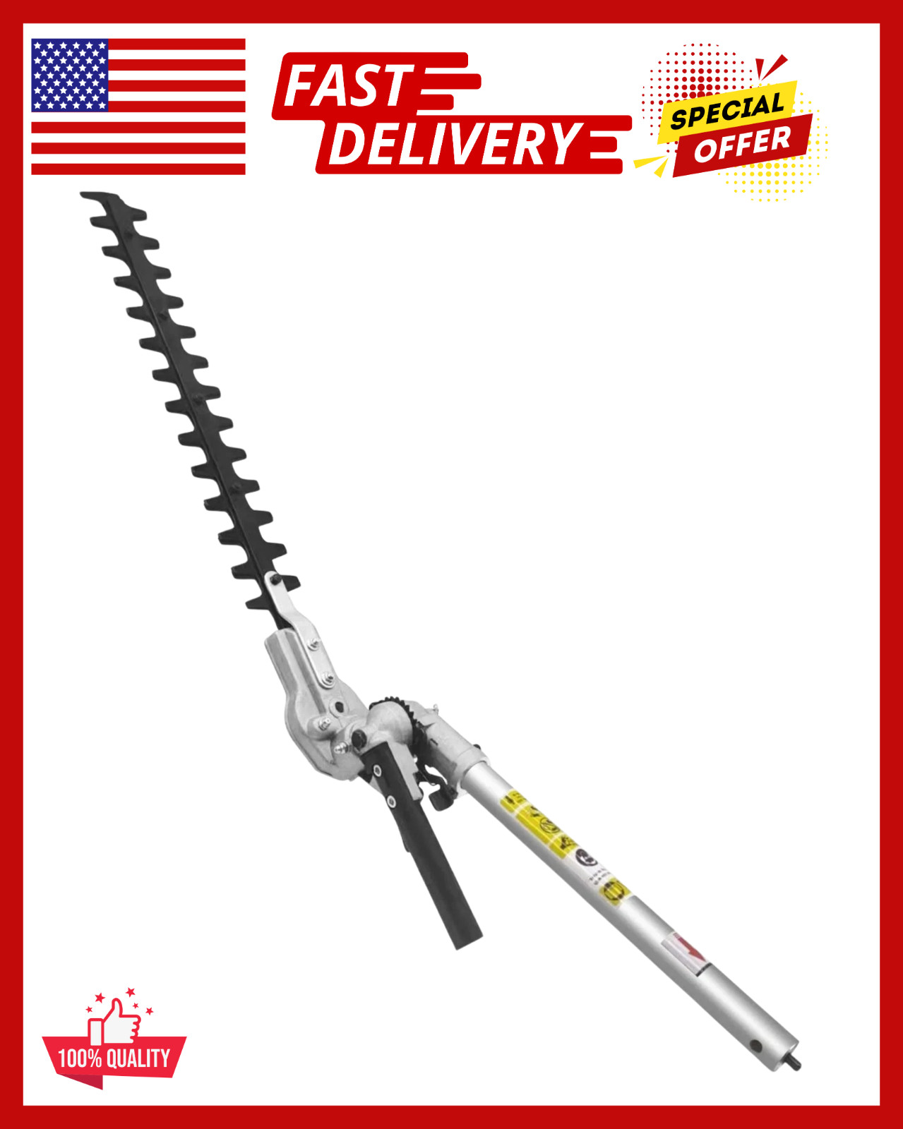 Hedge Trimmer Attachment PAS-225 PAS-2620 Echo Straight Shaft 99944200596