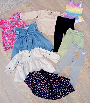 Baby Mädchen Sommer Kleidung Paket (1-2 Jahre) Designer & High St (Details unten)