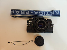 Vintage Praktica BCA 35mm SLR Camera Pentacon Prakticar f1.8 Lens READ