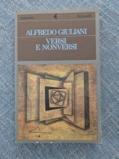 Versi E Nonversi SIGNED by Alfredo Giuliani Italian Language - Collectible 1986