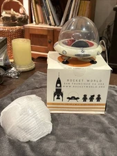 Rocket World I.W.G. Astro Krieg Flying Saucer Moon GID Limited Edition New