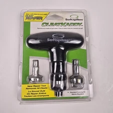 Sealed SoftSpikes Cleat Kaddy Golf Shoe Spikes Install Removal Tool Golf