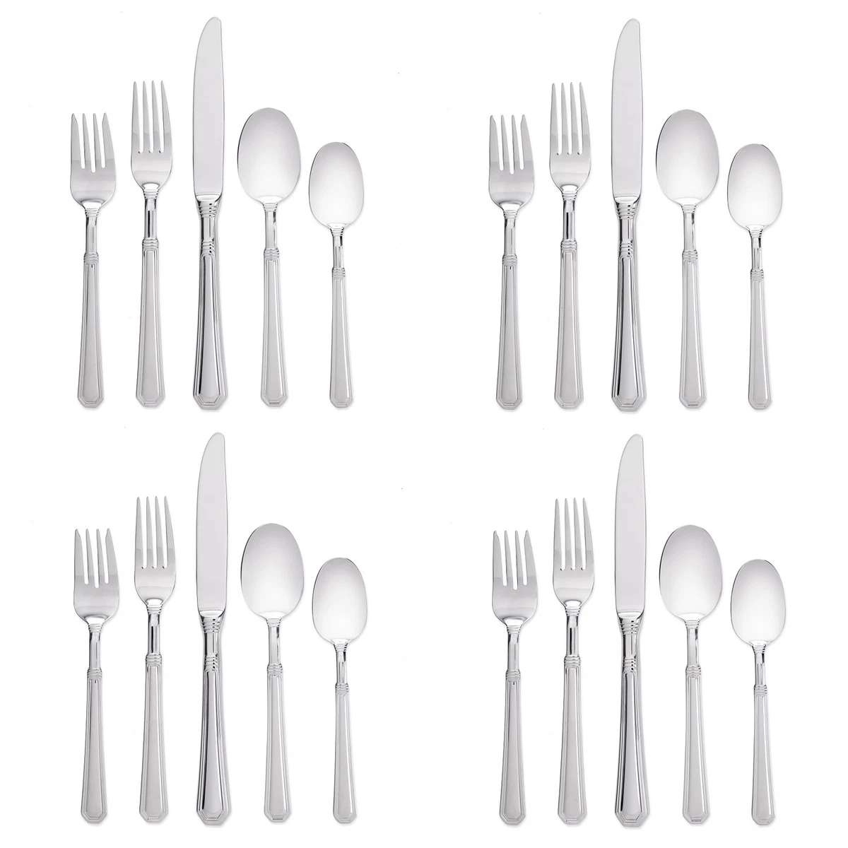 Couteaux Pfaltzgraff Addison Inox 18/8 - Lot De 6 Pièces