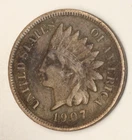 1907 Indian Head Penny - Beautiful XF Coin - Diamonds + Full Liberty