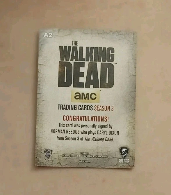 The Walking Dead (Season 3) Twelve Rare Autograph Card Set Part 1 A1-A12 Mint - Image 4 of 4