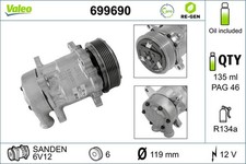 Kompressor Klimaanlage VALEO RE-GEN - AT 699690 +102.34€ Pfand für CITROËN 206