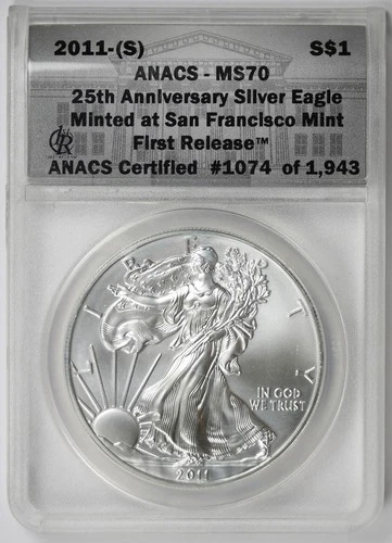 Photo of a 2011 American Silver Eagle from an eBay listing that sold on Jul 20, 2026