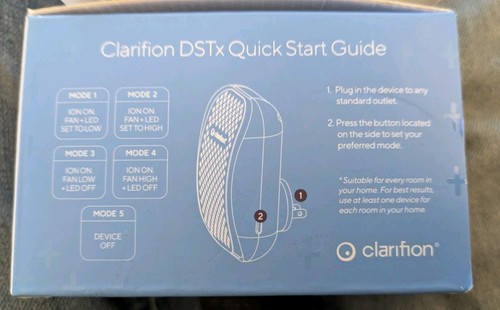 2 nuovi purificatori d'aria e ionizzatori portatili Clarifion DSTx nuovi con scatola spedizione gratuita - Foto 3 di 5