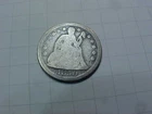 1850  Silver Seated Liberty  Dime