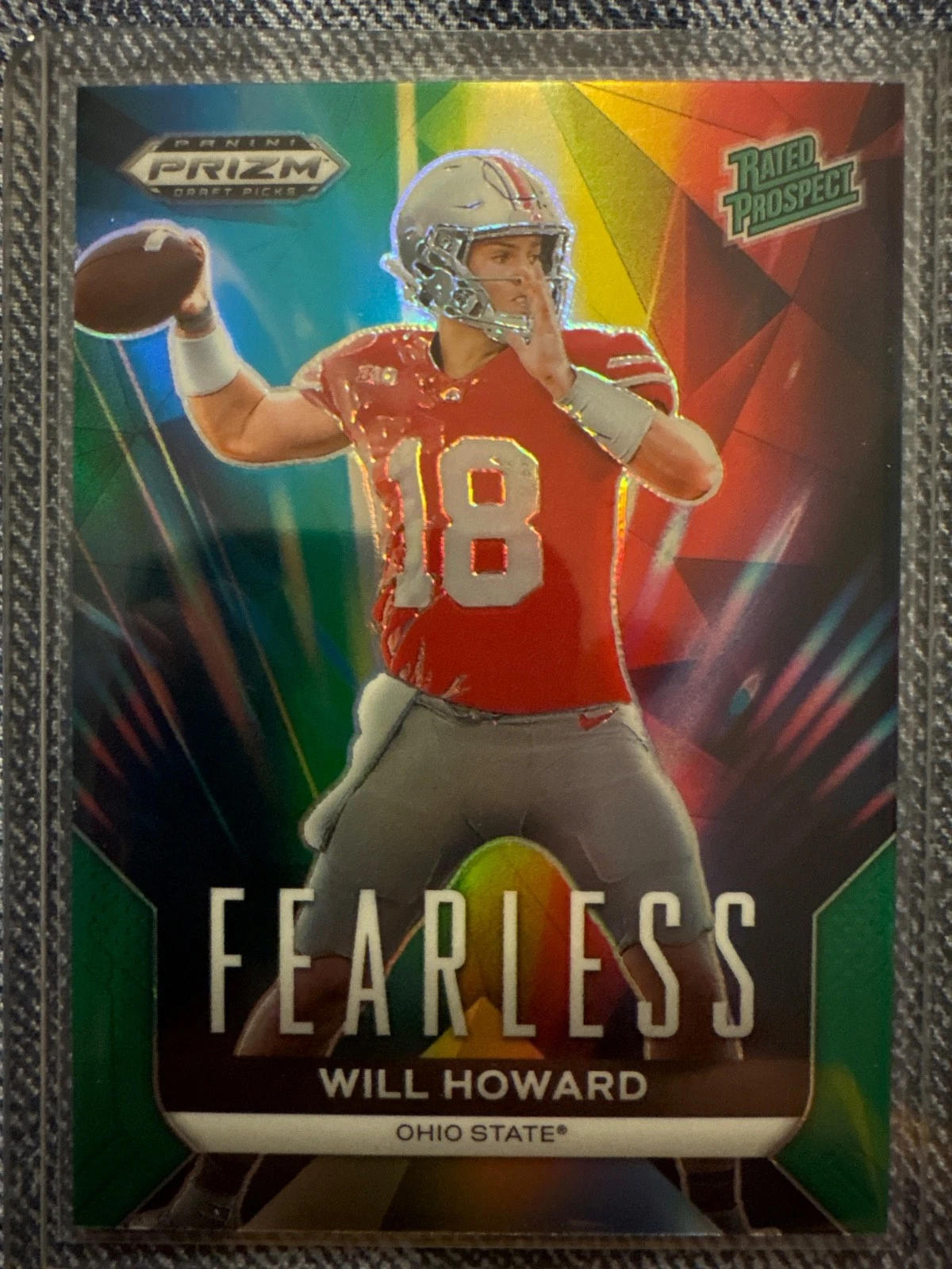 2024 Prizm Draft Picks Fearless Rated Prospect Will Howard Green