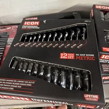 ICON WRFM-12 Professional Flex-Head Metric Ratcheting Wrench WRFM-12 56427 NEW